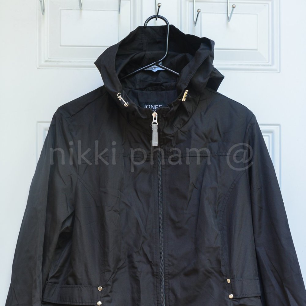 Jones New York Ladies' Parka in a Pocket in Black size XL - Picture 5 of 9